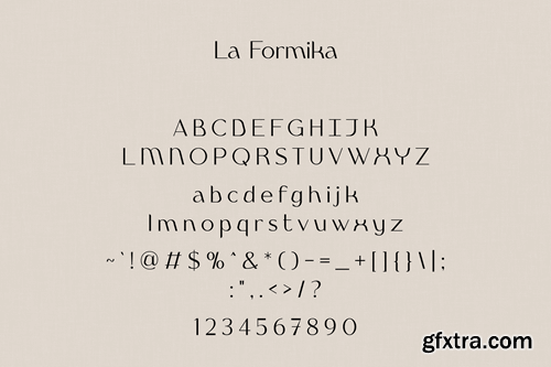 La Formika - Stylish Typeface NM6AK48