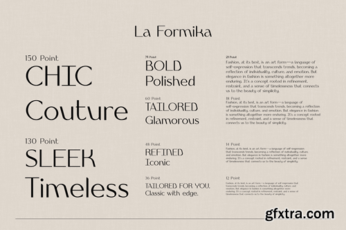 La Formika - Stylish Typeface NM6AK48