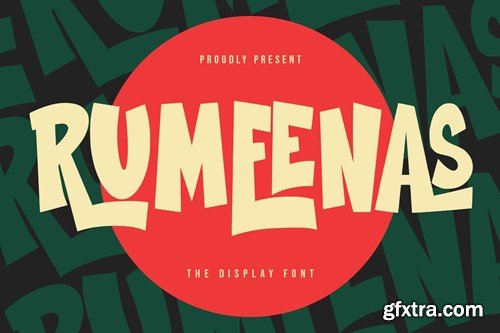 Rumeenas Display Font FJC7WPG