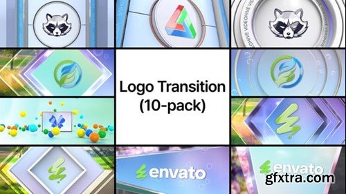 Videohive Logo Transition (10-pack) 54164343