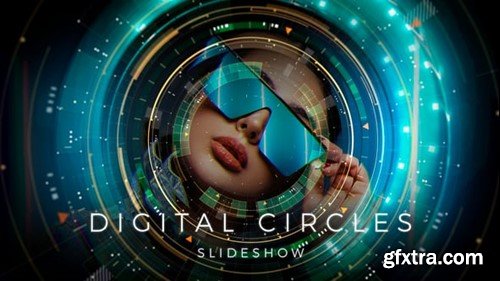 Videohive Digital Circles Slideshow 33526257