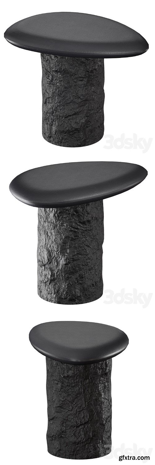 Galisteo Pebble End Table (Crate and Barrel)