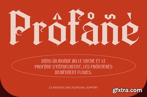 Majestic – Blackletter Font D3J9J3Y