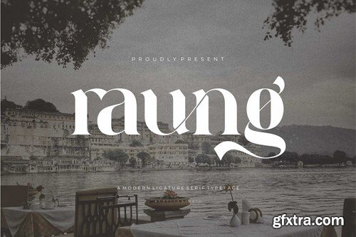 Raung Modern Serif Typeface KYTCSYW