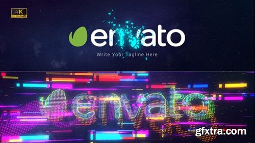 Videohive Space Glitch Logo Reveal 33831533