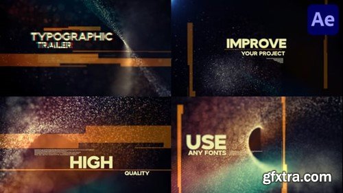 Videohive Typographic Trailer for After Effects 55406711