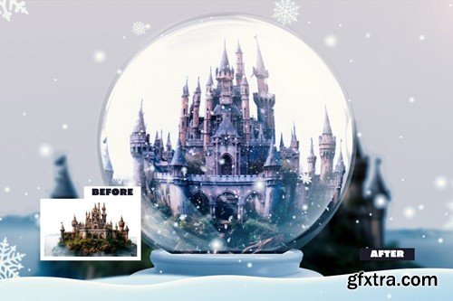 Snow Globe Photo Effect JLCF9CU