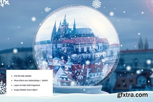 Snow Globe Photo Effect JLCF9CU