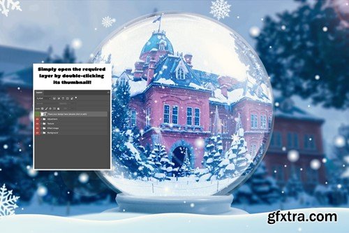 Snow Globe Photo Effect JLCF9CU