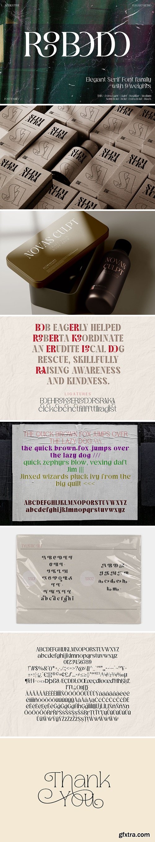 CM - Robodo Serif Font Family 92031108