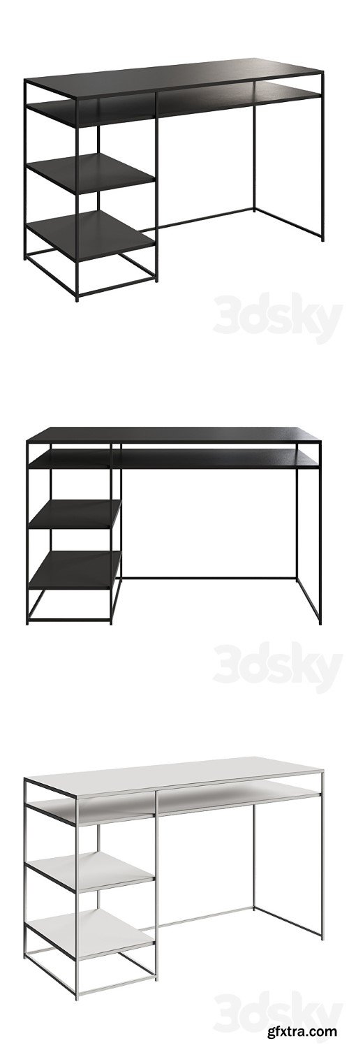 La Redoute Metal Writing Desk Hiba