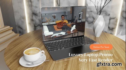 Videohive Luxury Laptop Mockup Promo 55395833