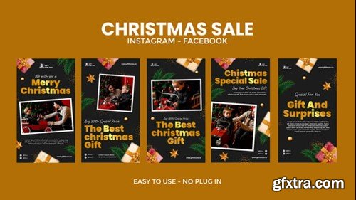 Videohive Christmas instagram stories 55417077