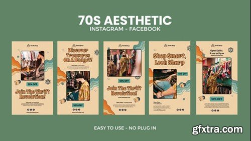 Videohive 70s Aesthetic Instagram Stories 55416571