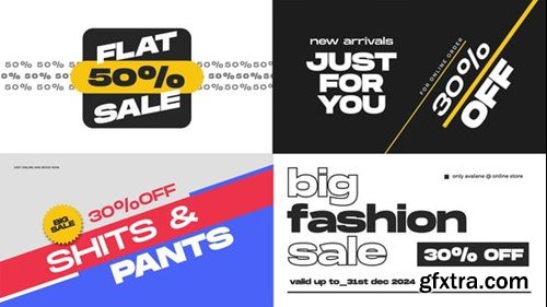 Videohive Fashion Sale Typography 55395252