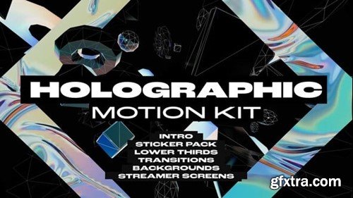 Videohive Holographic Motion Kit 55397186