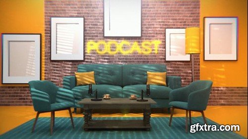 Videohive Podcast Room Opener 55412491