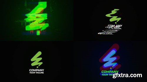 Videohive Glitch Logo 55408812