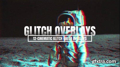 Videohive Cinematic Glitch Color Overlays 55413020