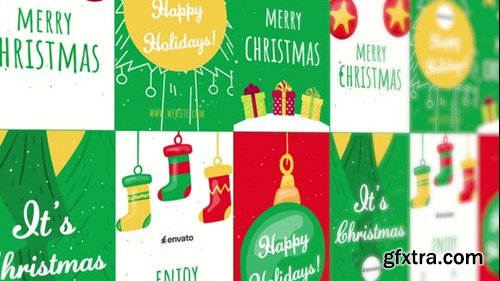 Videohive Flat Style Christmas Stories 55397002