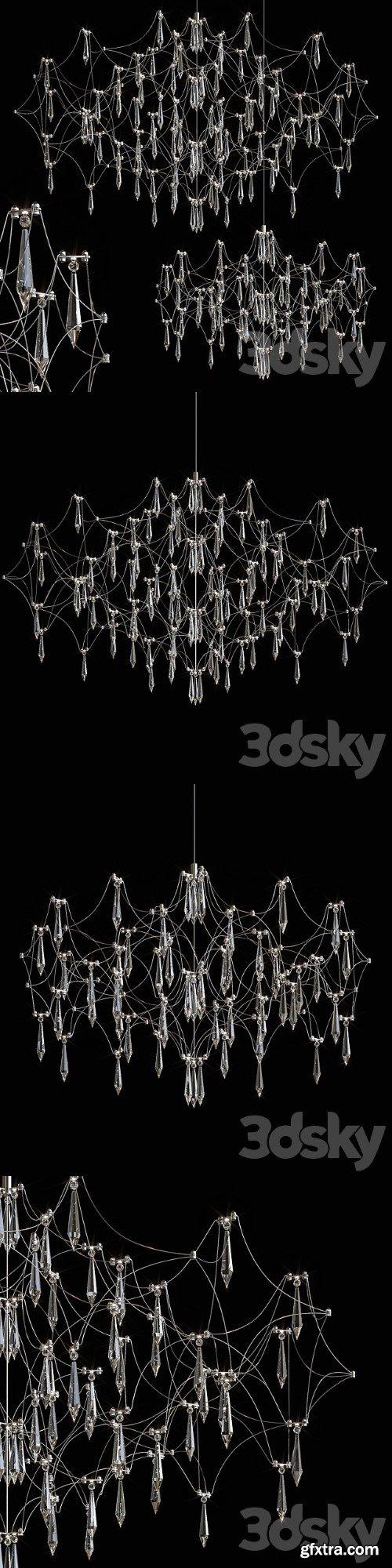 Crystal Modern Chandelier for Living Room