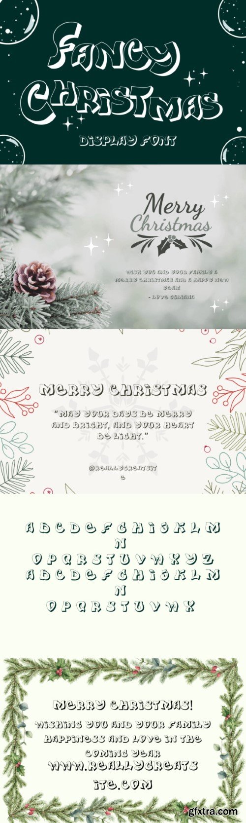 Fancy Christmas Font