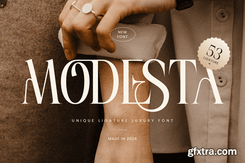 Modesta - Unique Ligature Luxury Font N4FEFAE