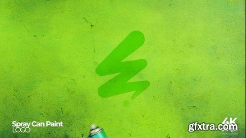 Videohive Spray Can Paint Logo Reveal 55421414