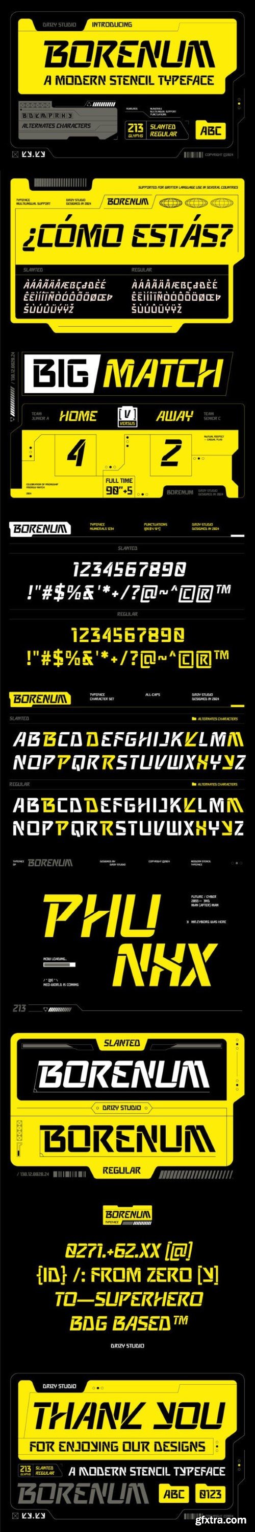 Borenum Font