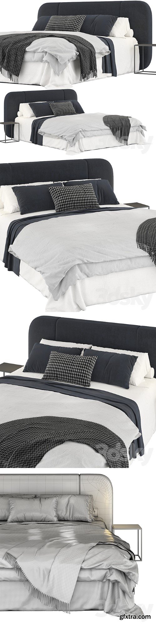 Flou Olivier Bed