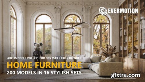 Evermotion - Archmodels vol. 291 - Contemporary home furniture