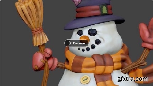 ZBrush Sculpting Project: The Wintery Snowman