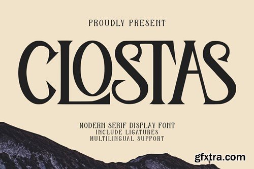 Clostas Modern Serif Display Font DCM8ERG