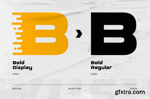 Wush - Motion Font JTCCV9Z