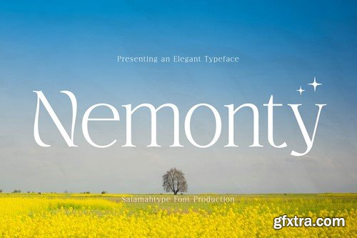 Nemonty - Minimalist Serif SB9TRB2