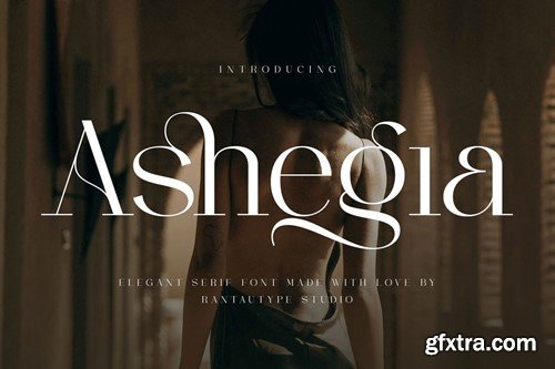 Ashegia Modern Serif Font Z9MMEDT