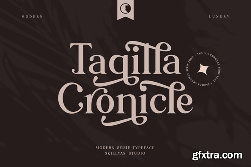 Taqilla Cronicle Playful Serif Font ALRUHA8