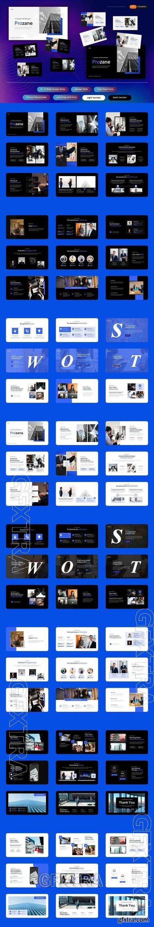 Prozane - Company Profile PowerPoint Template YFJ3E64