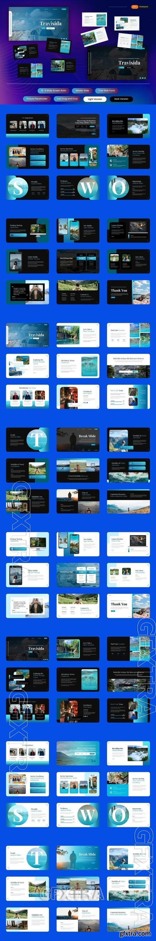 Travisida - Travel and Tourism PowerPoint Template XTRATY6