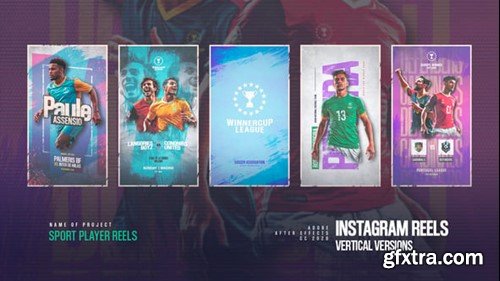 Videohive Sport Player Vertical Intro 55437367