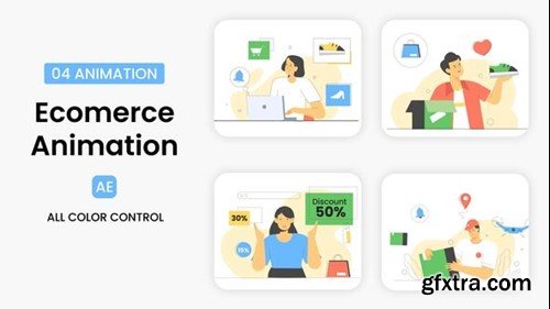 Videohive E-commerce Animation Scene 54612418