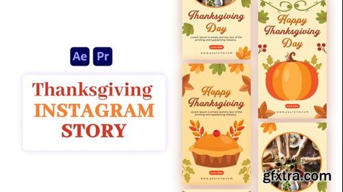 Videohive Thanksgiving Instagram Story 55437063