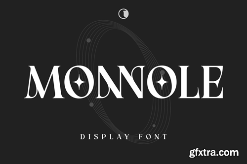 Monnole Display Font AVBKCRR