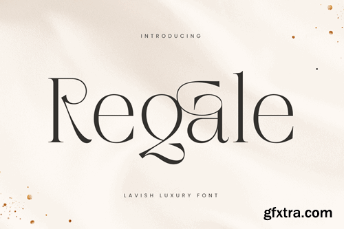 Regale - Lavish Luxury Font TBDF3P7