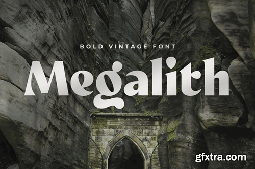 Megalith - Bold Vintage Font ADH3P6G