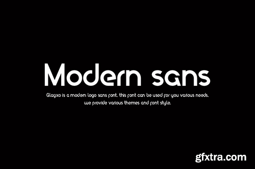 Glagxo - Modern Logo Font CQTM9ZS