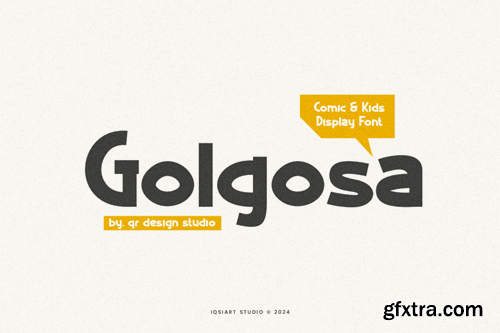 Golgosa - Comic & Kids Font TGSQ2XF