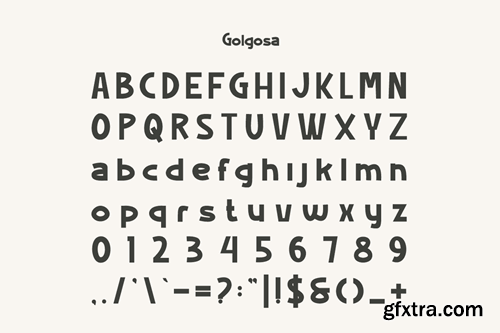 Golgosa - Comic & Kids Font TGSQ2XF