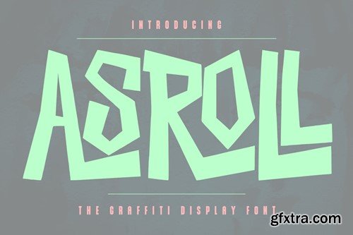 Asroll Graffiti Display Font HPRUJGT