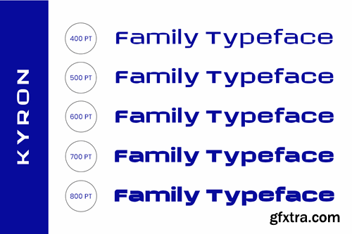 Kyron - Modern Futuristic Sans-Serif Typeface XBZGP2D